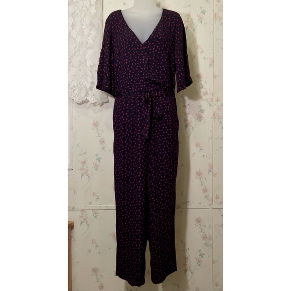 Abercrombie & Fitch Navy Jumpsuit - Picture 1 of 4